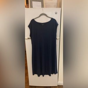 Eileen Fisher blue dress size large